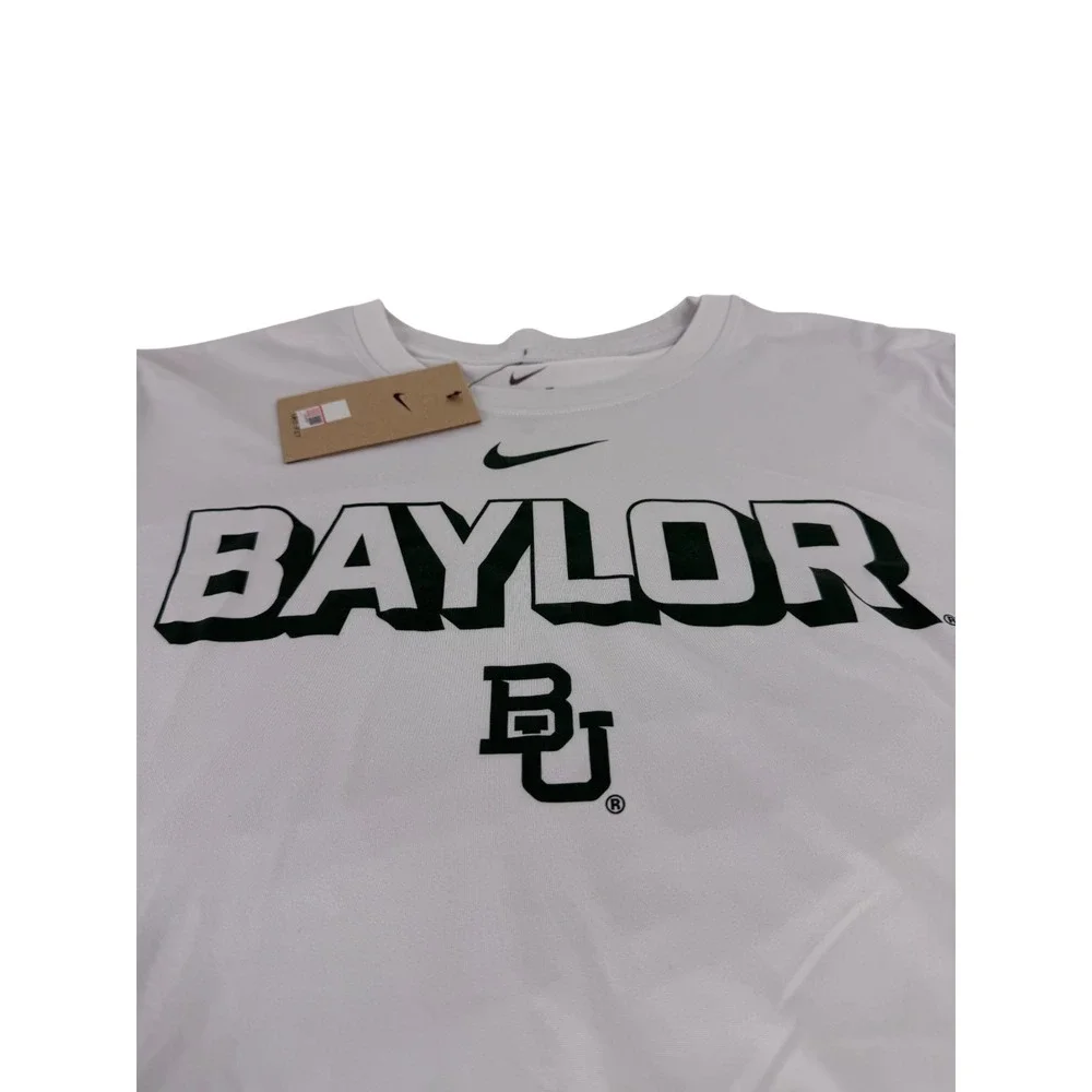 Nike Baylor Bears Dri-FIT Legend T-Shirt Mens Size 2XL XXLarge Light Grey Green‎